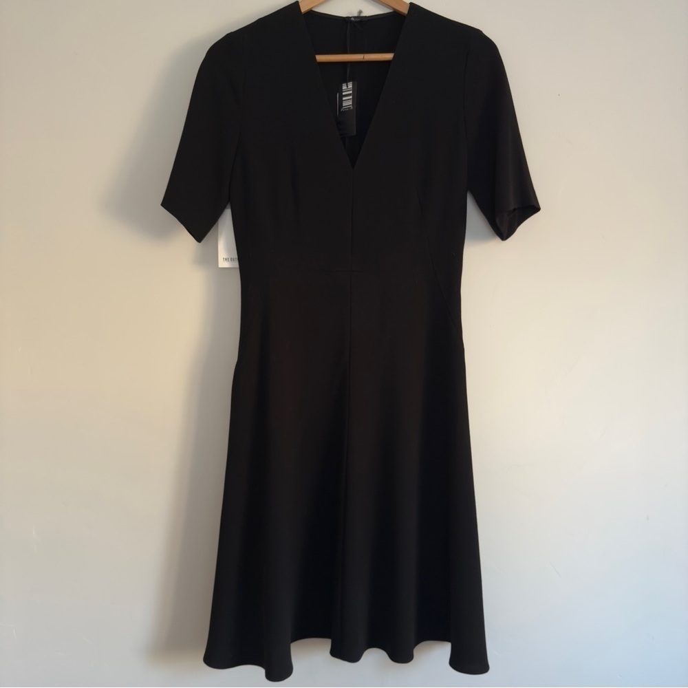 Joseph Dolina Crepe Black Dress NWT Size: 38/ M - Picture 2 of 5